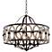 Kalco Belmont Florence 28 1/2" Wide Wrought Iron Gold Chandelier