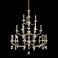 Kalco Floridia 42" Wide Champagne Gold 21-Light 3-Tier Chandelier