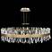 Kalco Glacier 60" Wide Champagne Gold LED Round Crystal Pendant