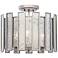 Kalco Palisade 15" Wide Tarnished Silver Ceiling Light