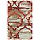 Kaleen Brushstrokes BRS02-25 Taupe and Red Wool Area Rug