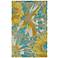 Kaleen Brushstrokes BRS06-05 Gold and Blue Wool Area Rug