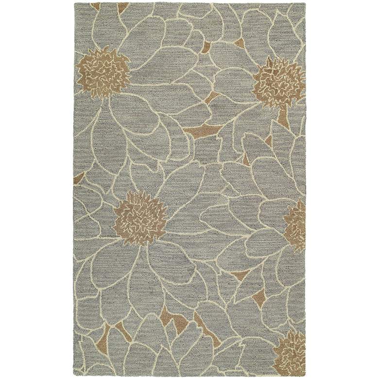 Image 1 Kaleen Carriage 6104-17 City Park Blue 5&#39;x7&#39;9 inch Area Rug