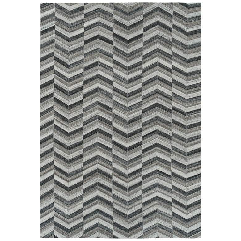 Kaleen Chaps CHP01-38 5&#39;x7&#39;9 inch Charcoal Gray Area Rug