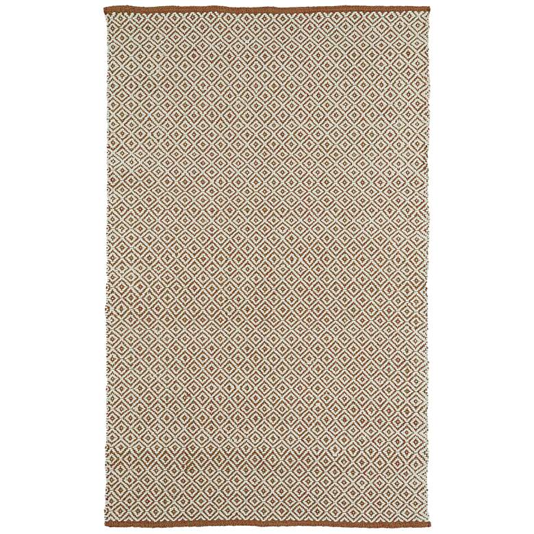 Image 1 Kaleen Colinas Cream and Tan 5&#39;x8&#39; Wool And Jute Rug