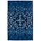 Kaleen Divine DIV01-17 Blue Floral Ombre Wool Area Rug