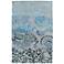 Kaleen Divine DIV02-100 Ice Blue Ombre Wool Area Rug