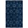 Kaleen Divine DIV07-22 Navy Blue Wool Area Rug
