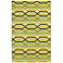 Kaleen Glam GLA01-28 Flatweave Bright Yellow Wool Area Rug