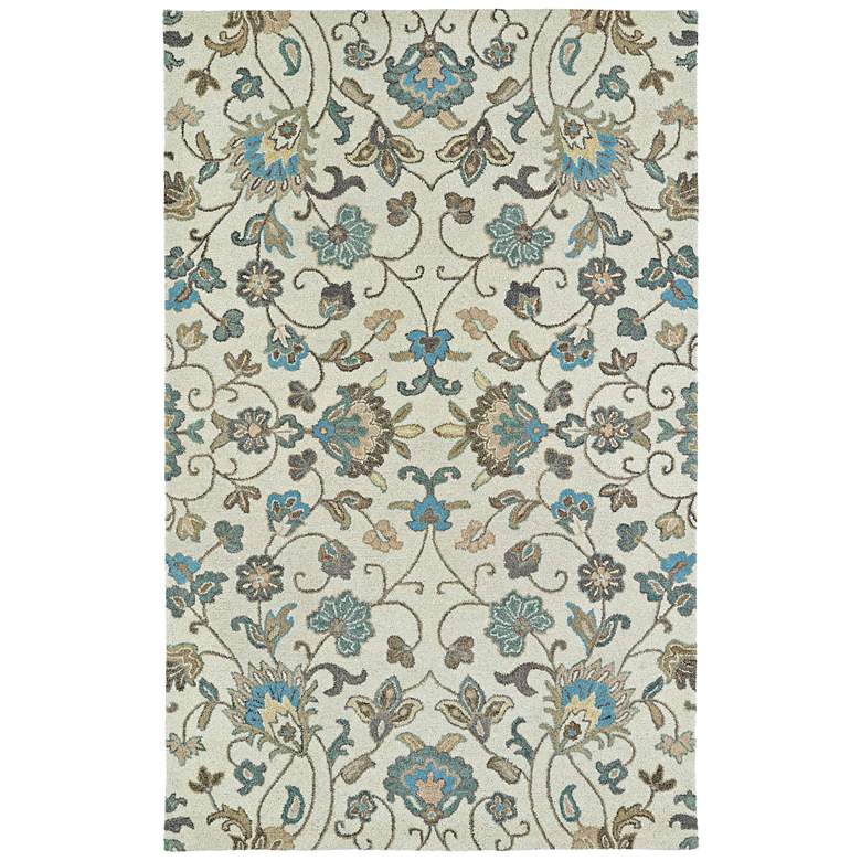 Image 1 Kaleen Helena 3208-03 5' x 7'9" Beige Wool Area Rug
