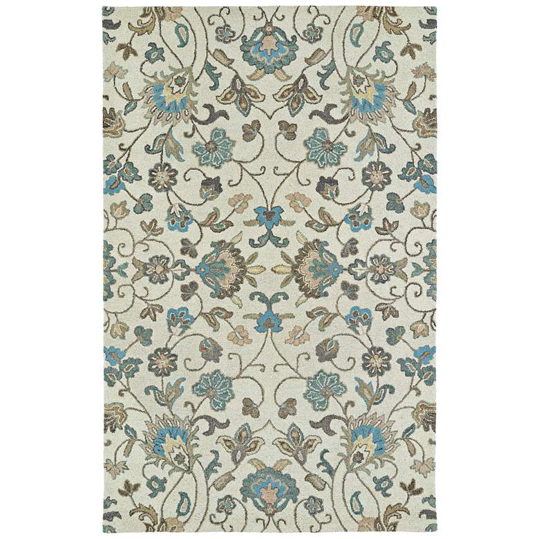 Image 1 Kaleen Helena 3208-03 5&#39; x 7&#39;9 inch Beige Wool Area Rug