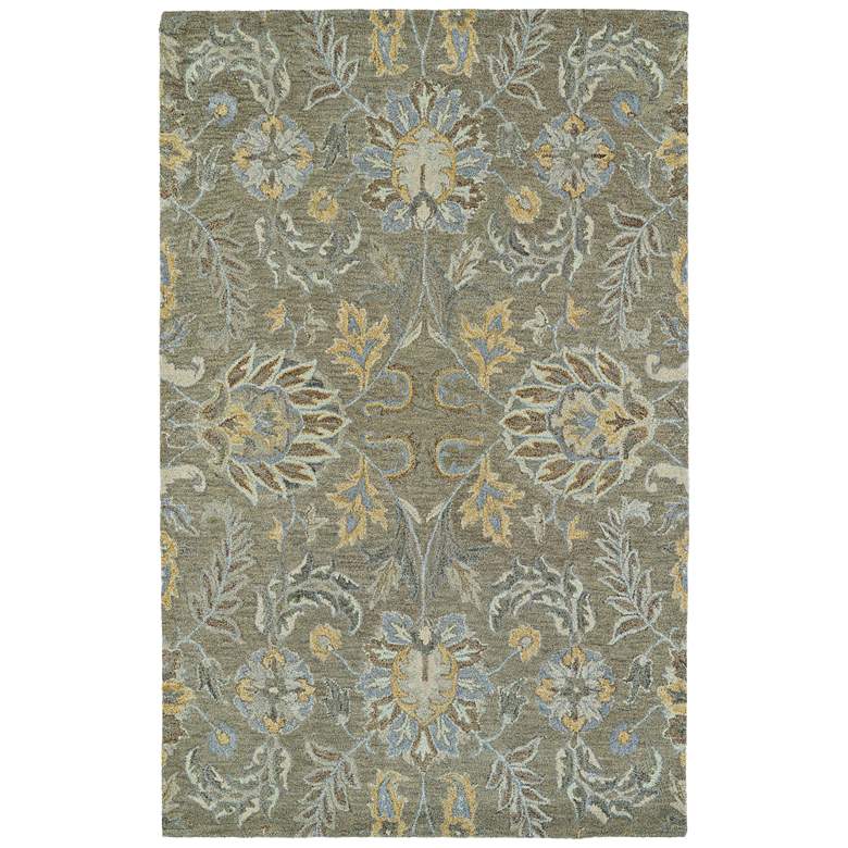 Image 1 Kaleen Helena 3212-59 5&#39; x 7&#39;9 inch Sage Wool Area Rug