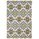 Kaleen Home & Porch 2030-01 Ivory And Yellow Rug