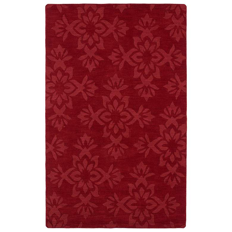 Image 1 Kaleen Imprints Classic IPC04-25 Red Floral 5&#39;x8&#39; Rug