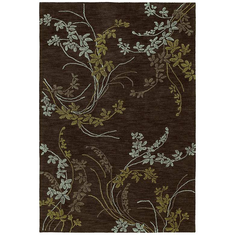 Image 1 Kaleen Inspire 6406-40 Vision Chocolate 5&#39;x7&#39;6 inch Area Rug