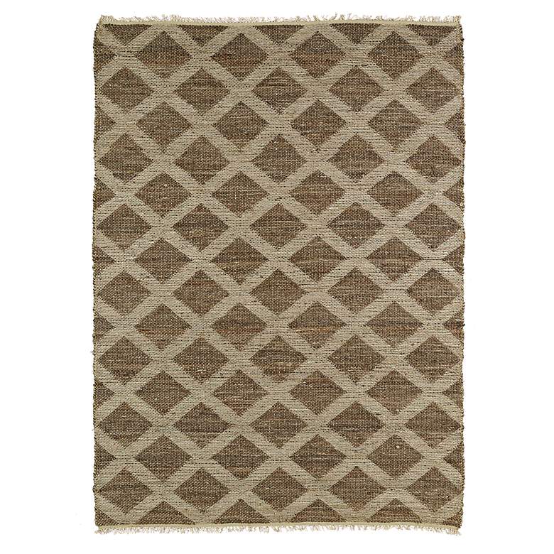 Image 1 Kaleen Kenwood KEN05-40 5'x7'9" Chocolate Brown Jute Rug