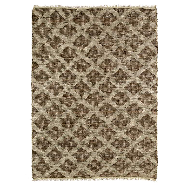 Image 1 Kaleen Kenwood KEN05-40 5&#39;x7&#39;9 inch Chocolate Brown Jute Rug