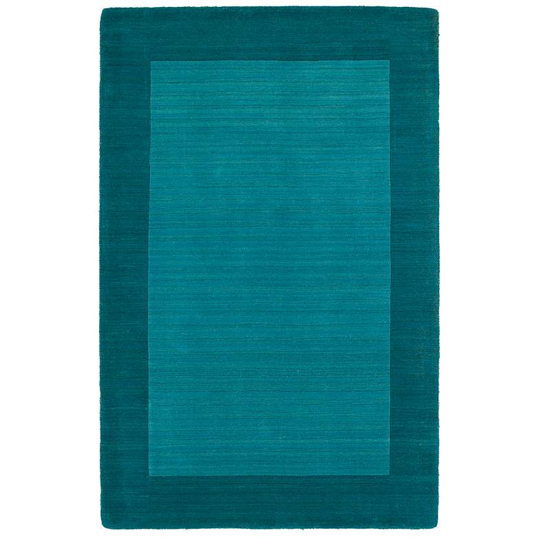 Image 1 Kaleen Regency 7000-78 Turquoise 5&#39;x7&#39;9 inch Wool Area Rug