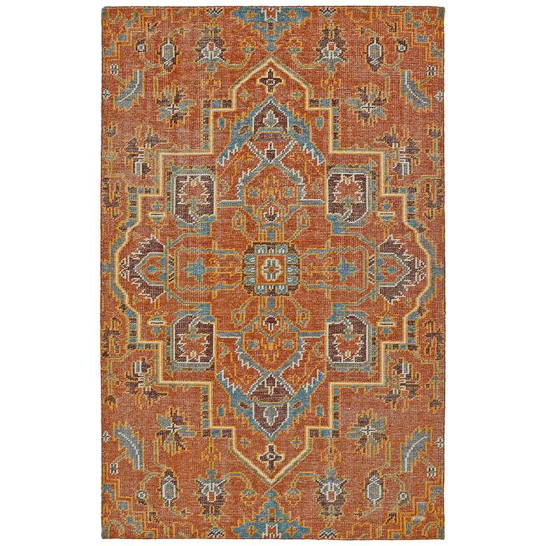 Image 1 Kaleen Relic Paprika RLC01-53 5'x8' Wool Area Rug