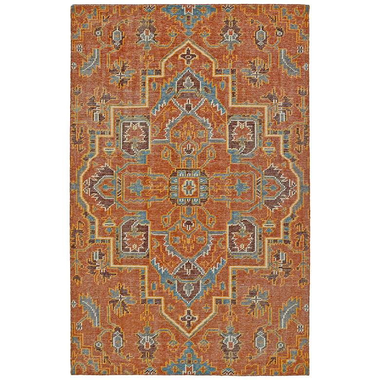 Image 1 Kaleen Relic Paprika RLC01-53 5&#39;x8&#39; Wool Area Rug