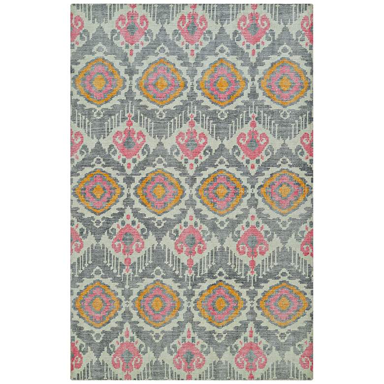 Image 1 Kaleen Relic RLC06-75 5'6"x8'6" Gray Wool Area Rug