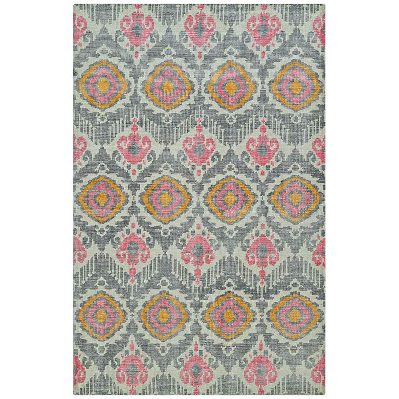 Image 1 Kaleen Relic RLC06-75 5&#39;6 inchx8&#39;6 inch Gray Wool Area Rug