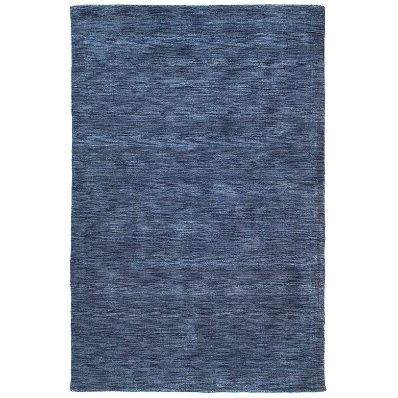 Image 1 Kaleen Renaissance 4500-17 Blue 5&#39;x7&#39;6 inch Wool Area Rug