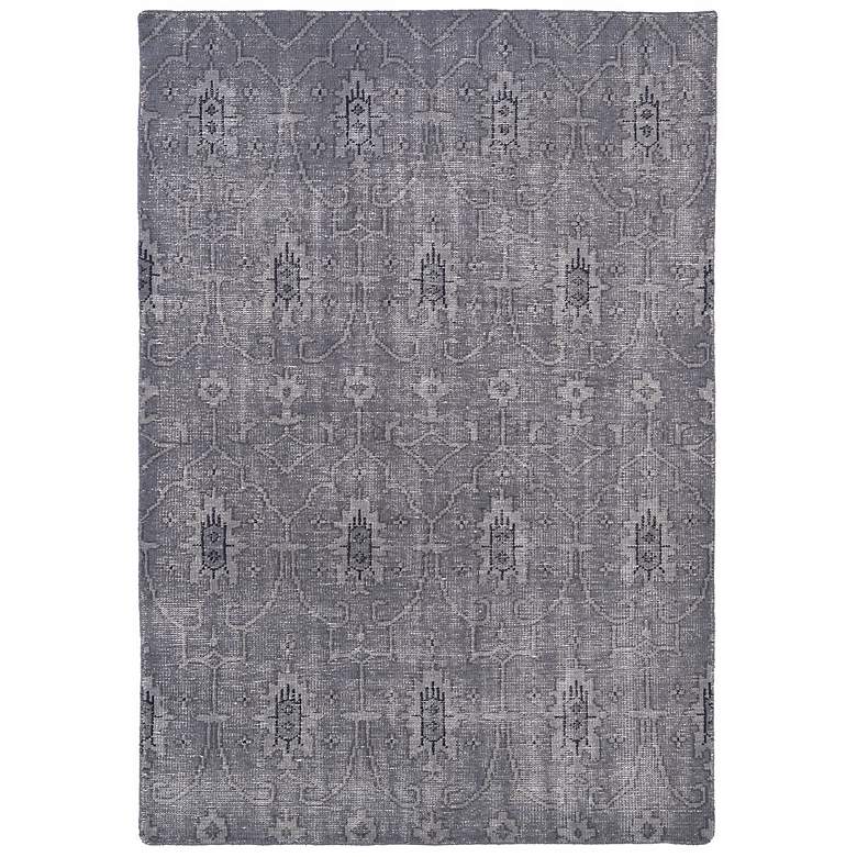 Image 1 Kaleen Restoration RES01-75 4'x6' Gray Wool Area Rug