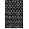 Kaleen Revolution REV02-02 Black Wool Area Rug