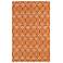 Kaleen Revolution REV02-89 Orange Wool Area Rug