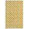 Kaleen Revolution REV04-28 Yellow Wool Area Rug
