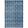 Kaleen Solitaire SOL05-29 Blue Ivory Bamboo Silk Area Rug