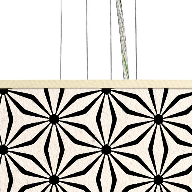 Image 2 Kaleidoscope Flowers Giclee 24" Wide 4-Light Pendant Chandelier more views