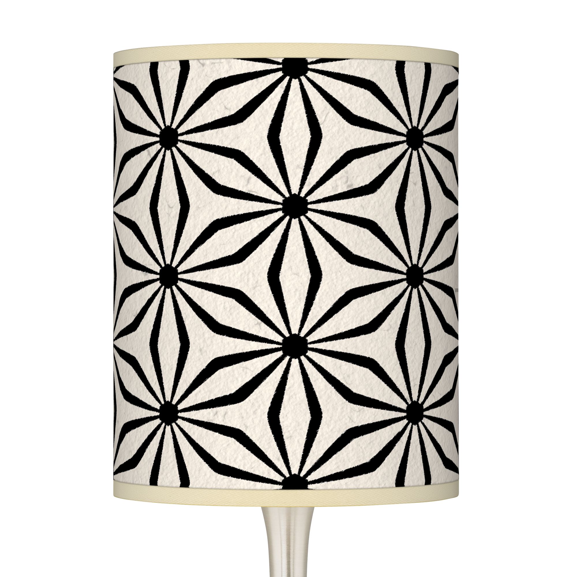 Image 2 Kaleidoscope Flowers Giclee Modern Droplet Table Lamp more views