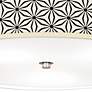 3_Kaleidoscope Flowers Giclee Nickel 20 1/4" Wide Ceiling Light more views