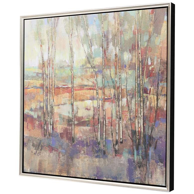 Image 3 Kaleidoscopic Forest I 38" Square Framed Canvas Wall Art more views
