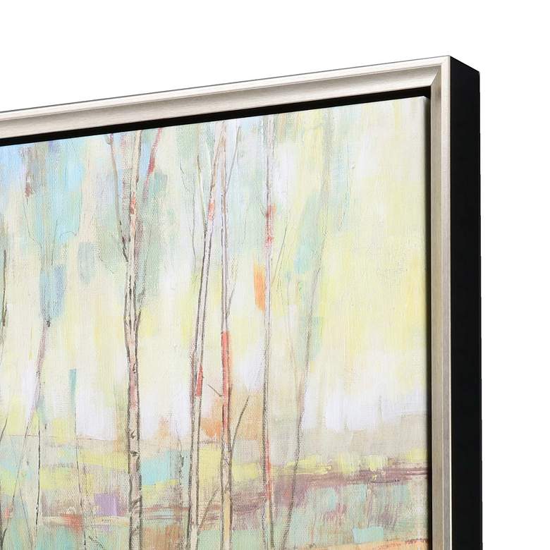 Image 2 Kaleidoscopic Forest II 38" Square Framed Canvas Wall Art more views