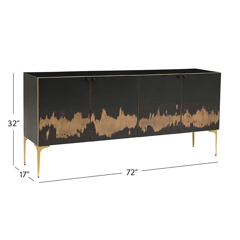 Image 6 Kali 72" Long Brown Server more views