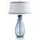 Kali Sapphire with Metallic Highlights Glass Table Lamp