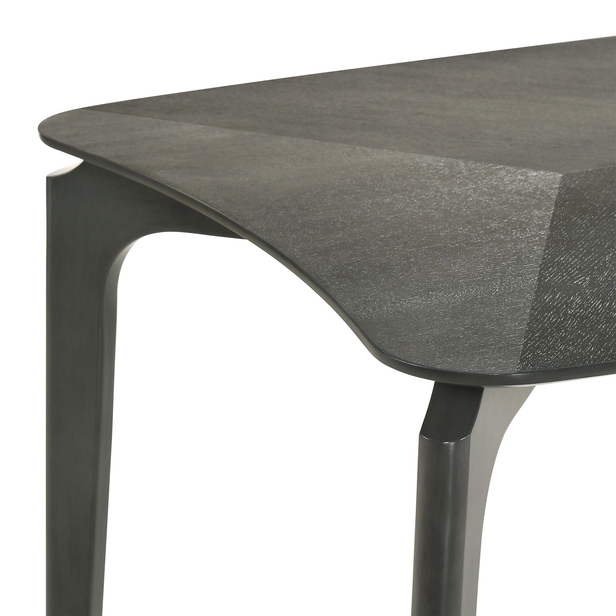 Image 5 Kalia 63 in. Wide Dining Table in Wood and Gray Finish more views