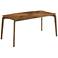 Kalia 63 in. Wide Dining Table in Wood and Walnut Finish