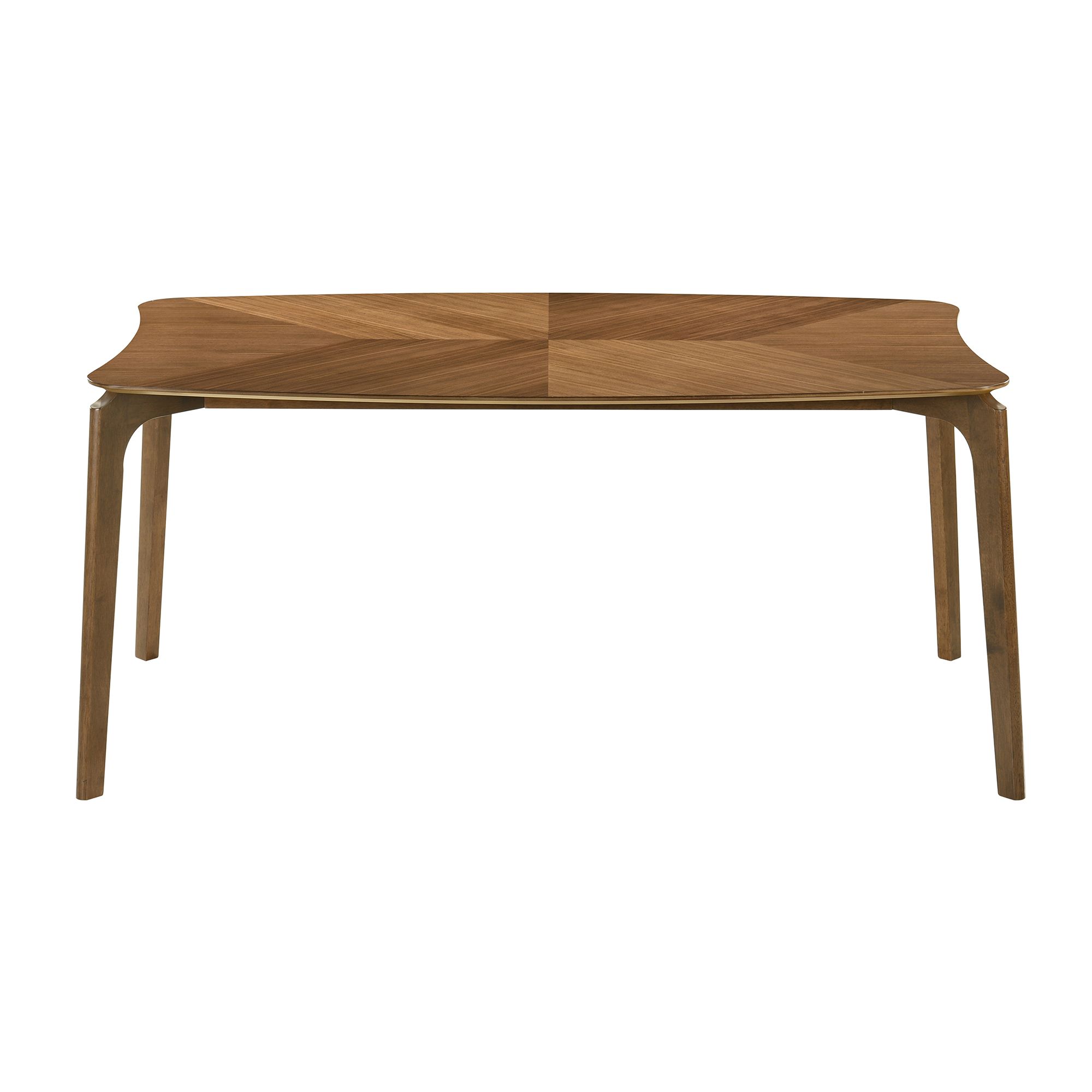 Image 6 Kalia 7 Piece Dining Set in Wood and Walnut Finish with Charcoal Fabric more views
