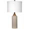 Kalie 28" Rustic Styled White Table Lamp