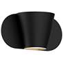 Kaliko 5" High Textured Black LED Sconce