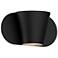 Kaliko 5" High Textured Black LED Sconce