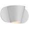 Kaliko 5" High Textured White LED Sconce