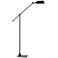 Kaline LED Dark Bronze Adjustable Pharmacy Floor Lamp