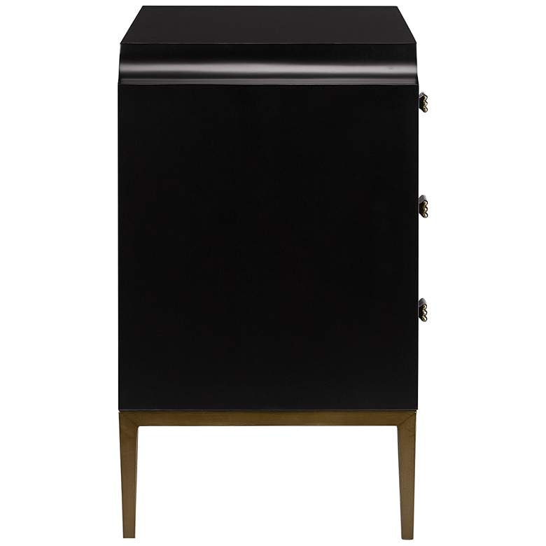 Image 6 Kallista 34" Wide Dark Sapphire 3-Drawer Accent Chest more views
