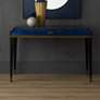 2_Kallista 46 1/2" Wide Dark Sapphire Wood Writing Desk