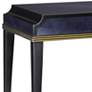 4_Kallista 46 1/2" Wide Dark Sapphire Wood Writing Desk more views